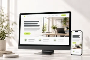 موقع شركة متجاوب على الكمبيوتر والموبايل — رؤيا تك